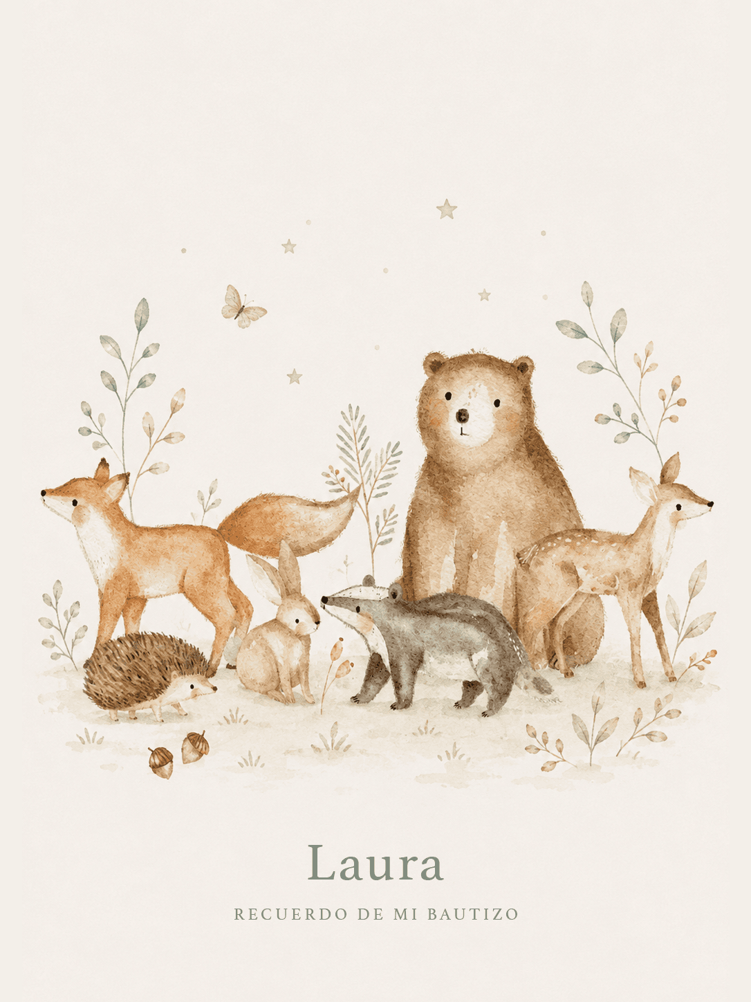 Santito Forest — ilustración en acuarela