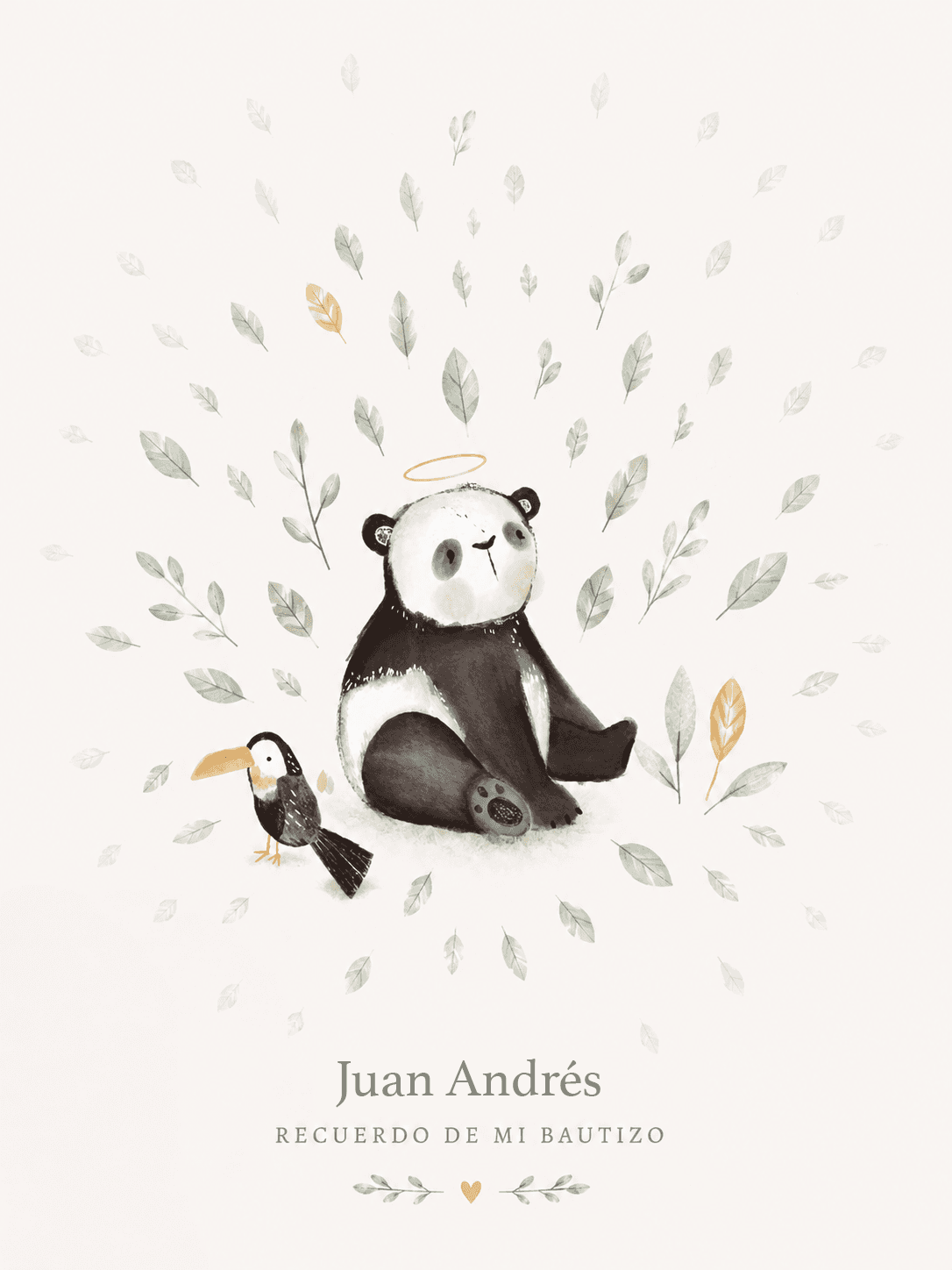 Santito Oso — ilustración en acuarela