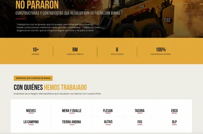 Aplicación BIMAQ — landing page